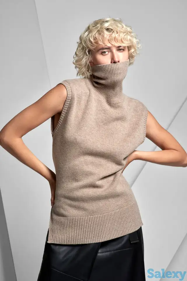 Жилет из шерсти и кашемира vassa&co, фотография 1