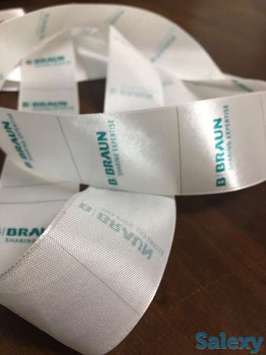 Печать на  ленточках Алматы,логотипы,надписи, фотография 8