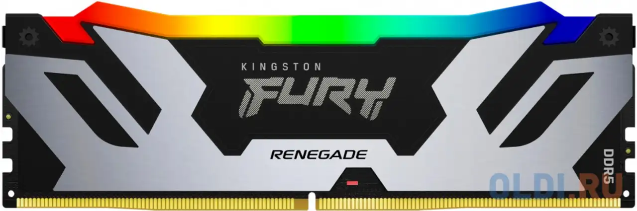 Оперативная память для компьютера kingston fury renegade dimm 16gb ddr5 6400, фотография 1