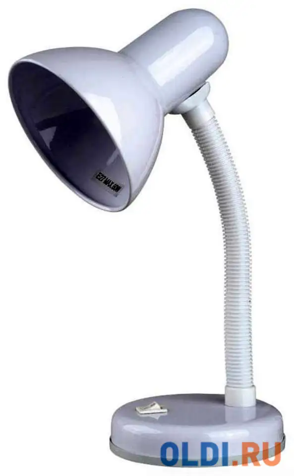Camelion kd-301 с01 белый (светильник настольный,230v 60w), фотография 1