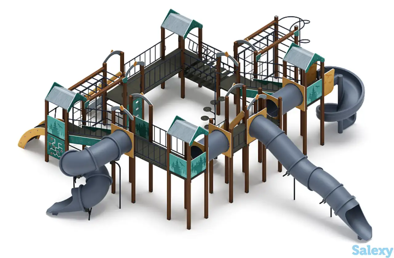 Остров детства (тайга) - дик 2.01.8.02-33 - игровой комплекс h=2000, фотография 1