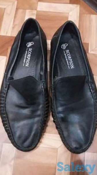 Мокасины коженые 41-42р., фотография 1