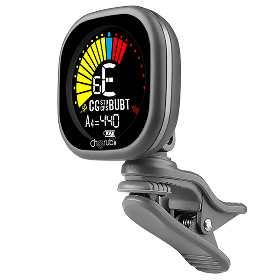 Гитарный тюнер cherub wst-675 bk, фотография 1