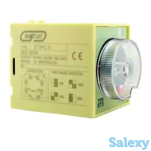 Pеле времени 220V ST3PC-D (1-10s/100s/10m/60m) Энергия, 10 шт, фотография 2