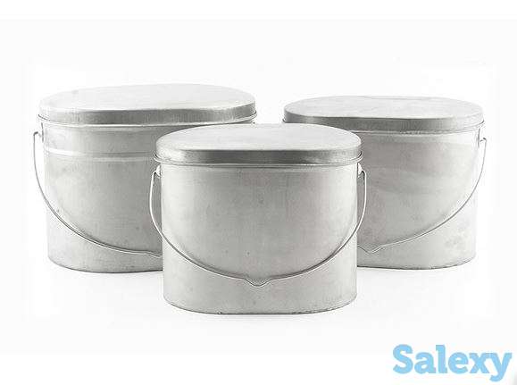 Набор котелков роза ветров матрешка титан 3 шт (4.0л, 5.0л, 6.5л) крышки без ручек, фотография 2