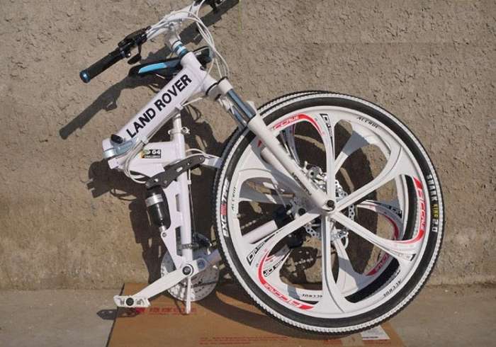 Складной велосипед на литых дисках Land Rover, фотография 5