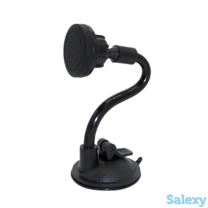 Продам регулируемый универсальный автомобильный магнитный держатель для смартфона на стекло, S-022, фотография 1