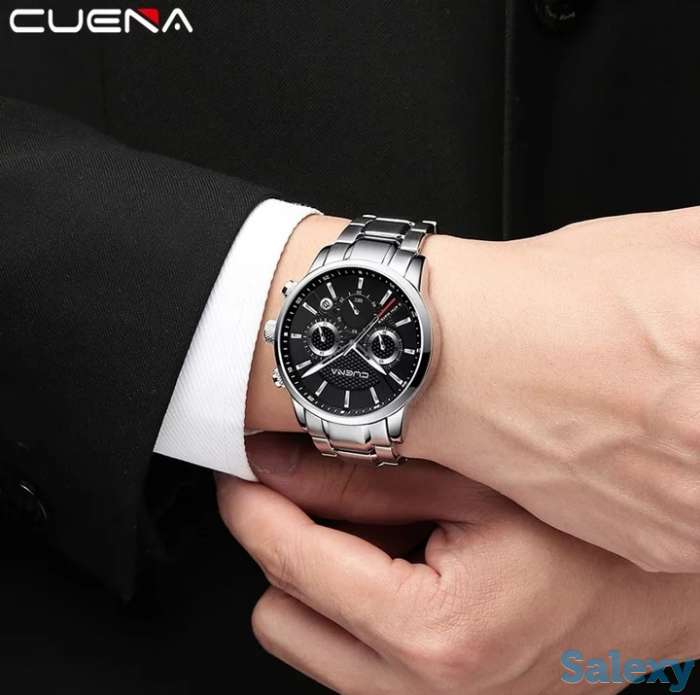 Кварцевые наручные часы Cuena, новые, в подарочной упаковке, фотография 7