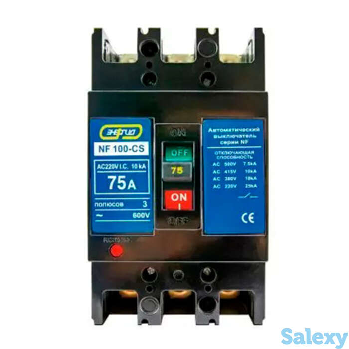 Автоматический выключатель NF100-CS 3P 75A Энергия, фотография 1