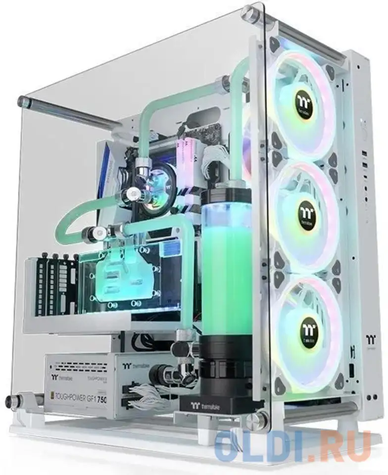 Корпус atx thermaltake core p3 tg pro без бп белый, фотография 1