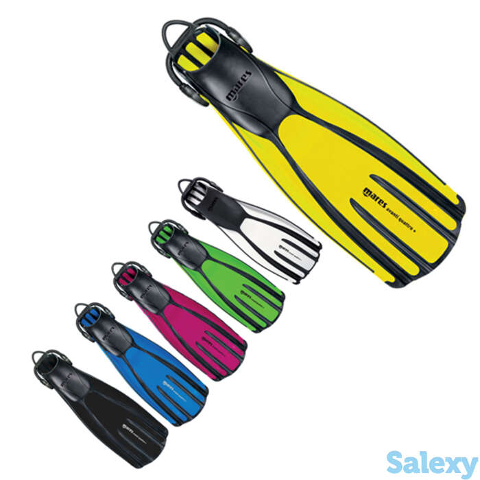 Mares avanti quattro+ ласты регулируемые цвет желтый, фотография 1