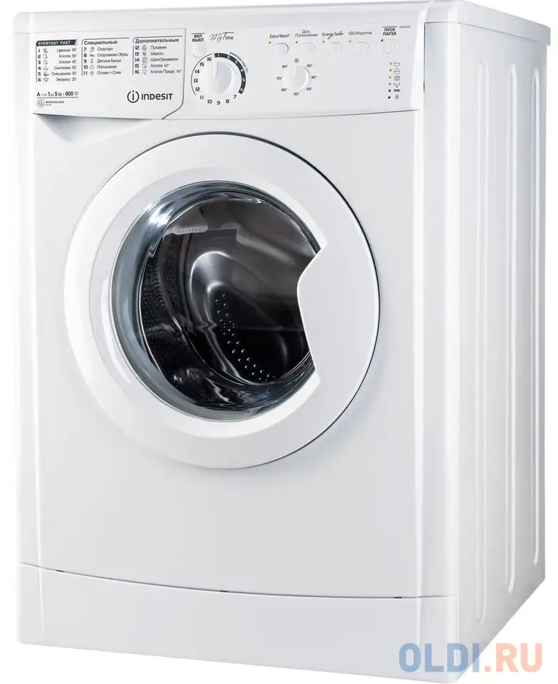 Стиральная машина indesit ewsb 5085 cis класс: a загр.фронтальная макс.:5кг белый, фотография 1