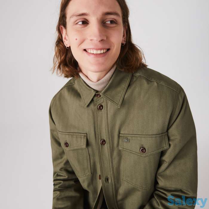 Утеплённая мужская рубашка lacoste, фотография 4