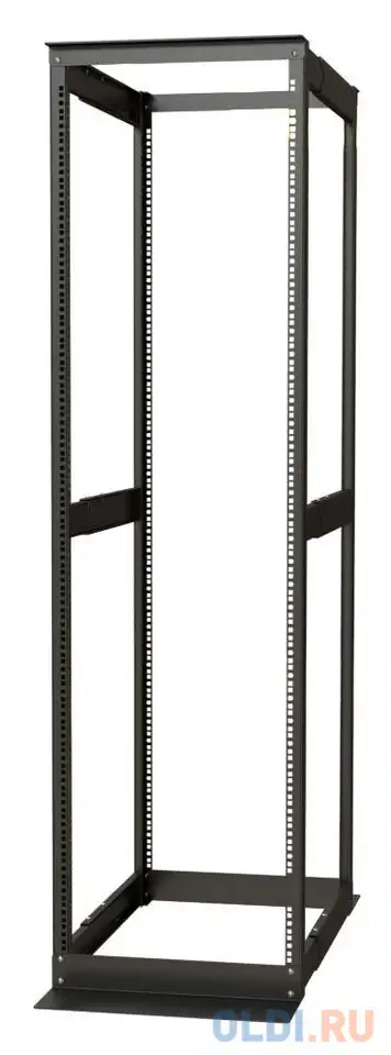 Стойка двухрамная hyperline ork2a-3281-ral9005 32u 550ммx1250мм 1000кг черный, фотография 1