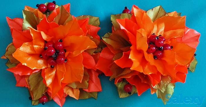 Заколка для волос ручной работы 