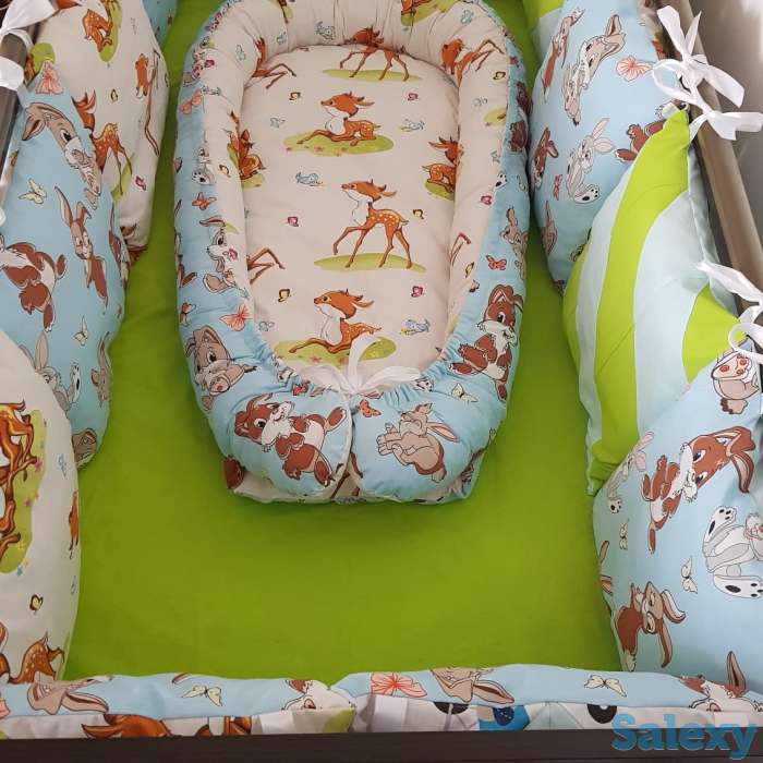 Бортики, кокон для новорождённых, фотография 9