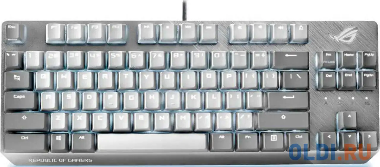 Клавиатура asus strix scope nx tkl ml white usb, фотография 1