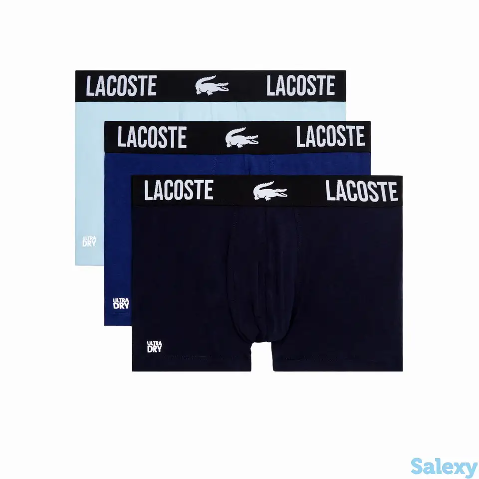 Мужское нижнее бельё lacoste (3 шт.), фотография 1