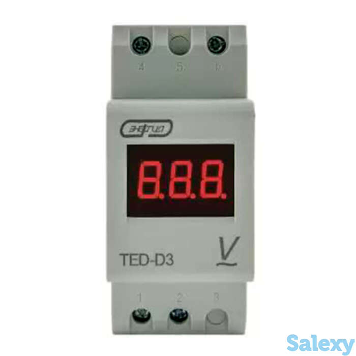 Bольтметр цифровой TED-D3 АС на din-рейку Энергия , 100 шт, фотография 1
