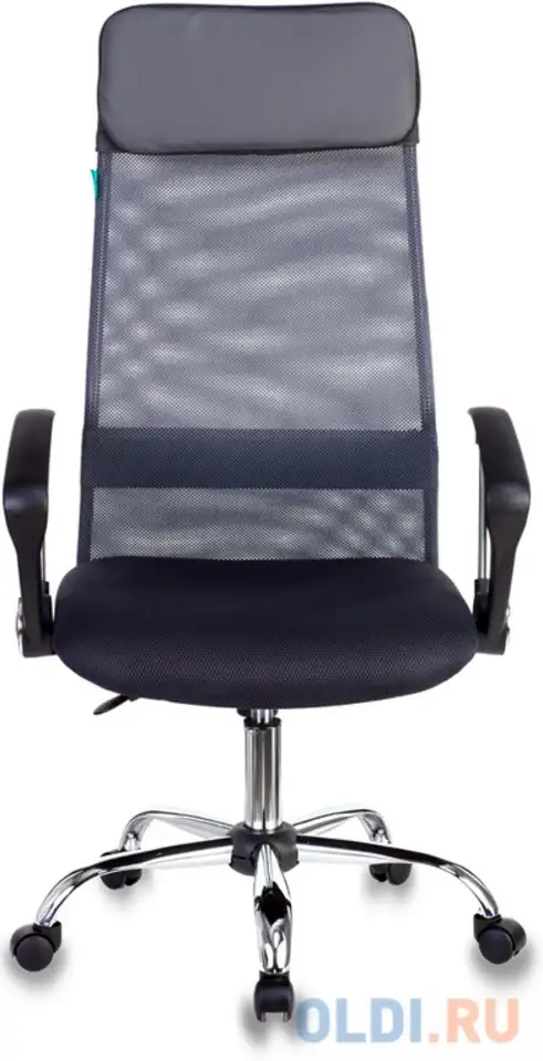 Кресло руководителя бюрократ kb-6n/sl/dg/tw-12 серый, фотография 1