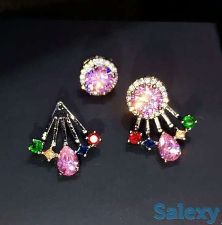 Стильные серьги-гвоздики, фотография 1