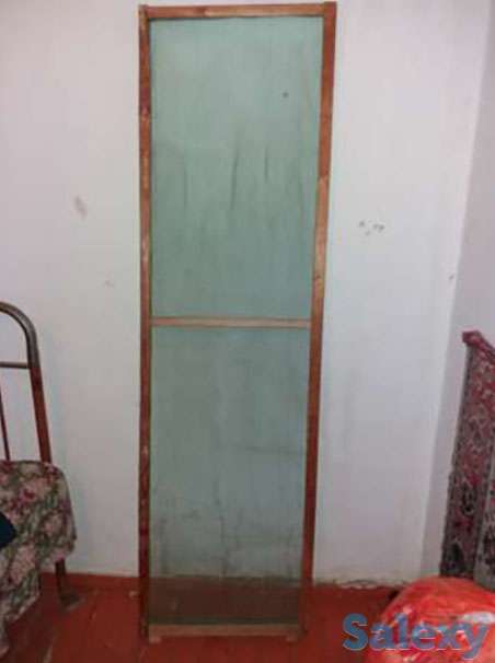 Решетка с сеткой от комаров для двери на балкон, фотография 1