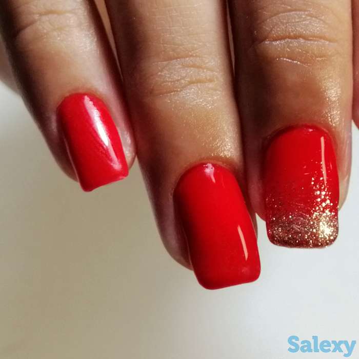 Услуги ногтевого сервиса маникюр с выравниванием и укреплением, педикюр, удаление врошего ногтя, дизайн, худ.роспись., фотография 8