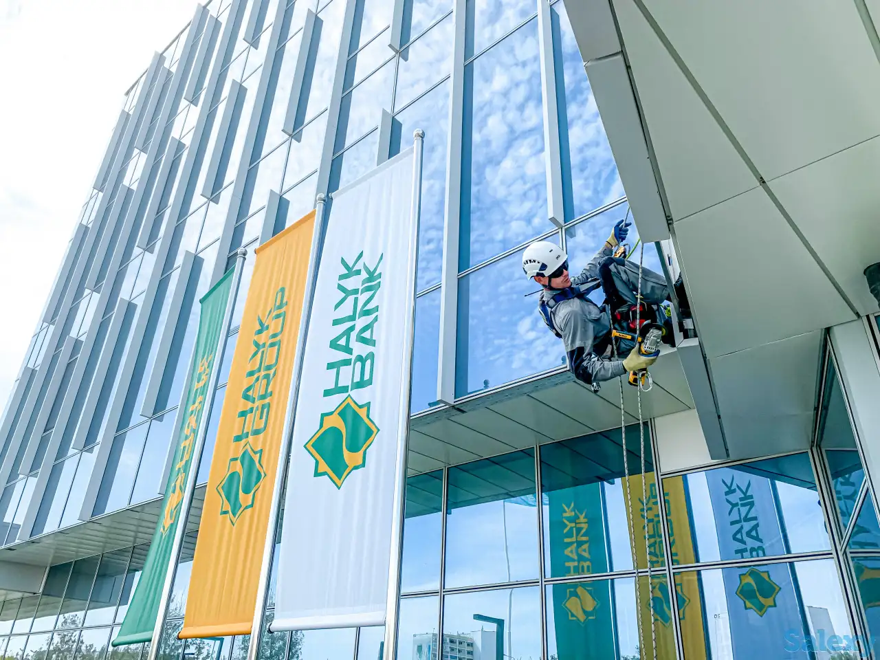 Высотно-монтажные работы / Высотный монтаж / Промышленный альпинизм / Высотные работы / Альпинисты, фотография 4