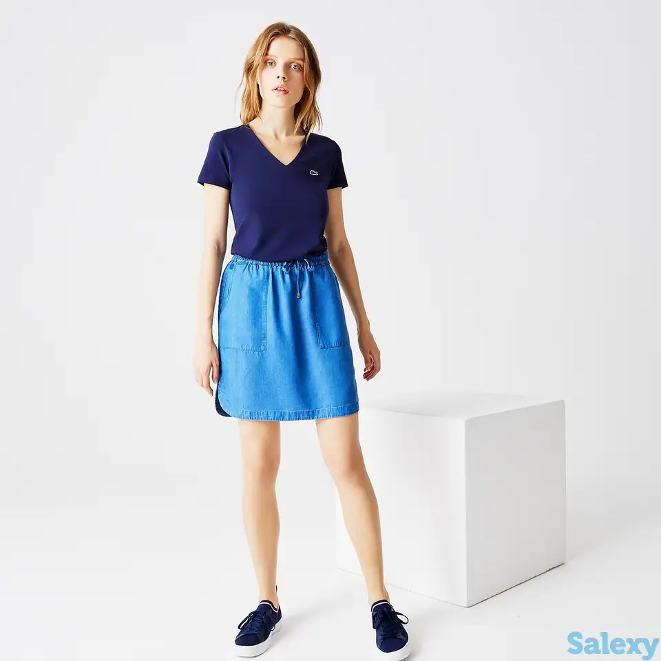 Женская юбка lacoste с карманами, фотография 1
