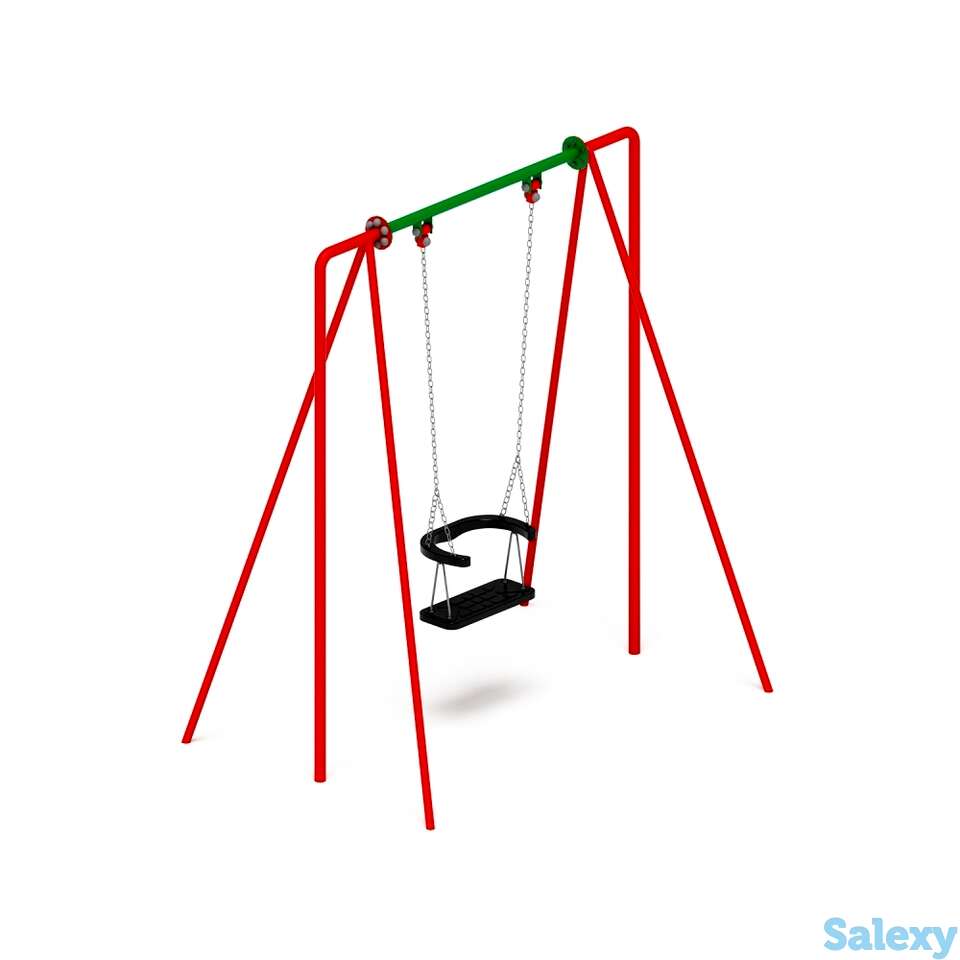 Качели уличные м1 ио 11.м.01.01-п для игровой площадки, фотография 1