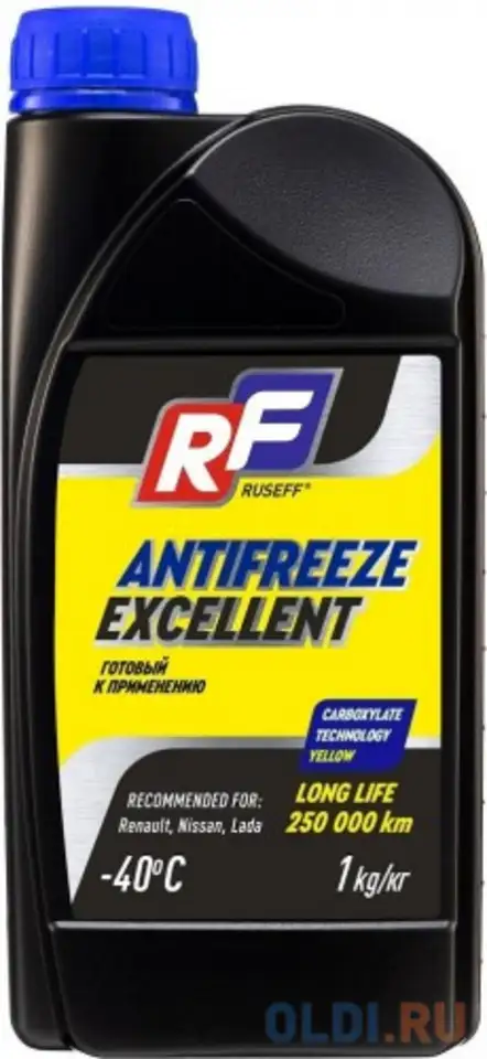 17371n ruseff антифриз antifreeze excellent oat (1кг), фотография 1