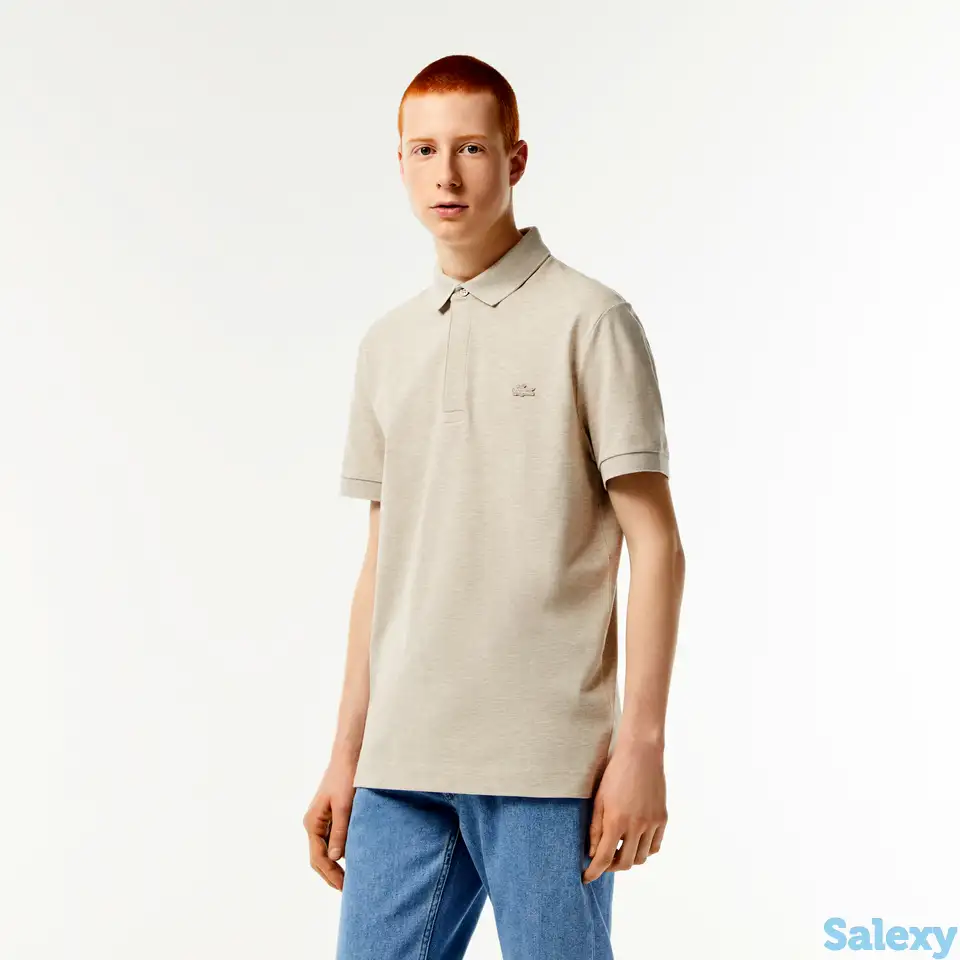 Мужское поло lacoste paris polo regular fit, фотография 1