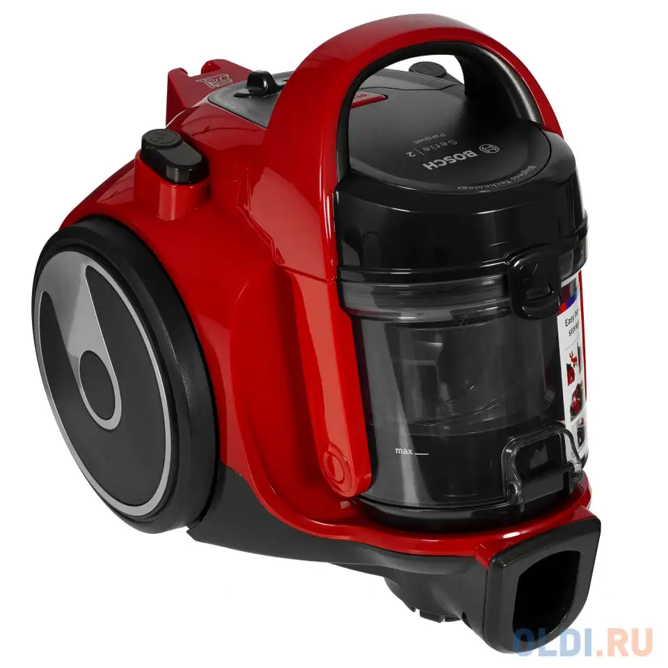 Пылесос bosch bgc05aaa2 сухая уборка красный, фотография 1