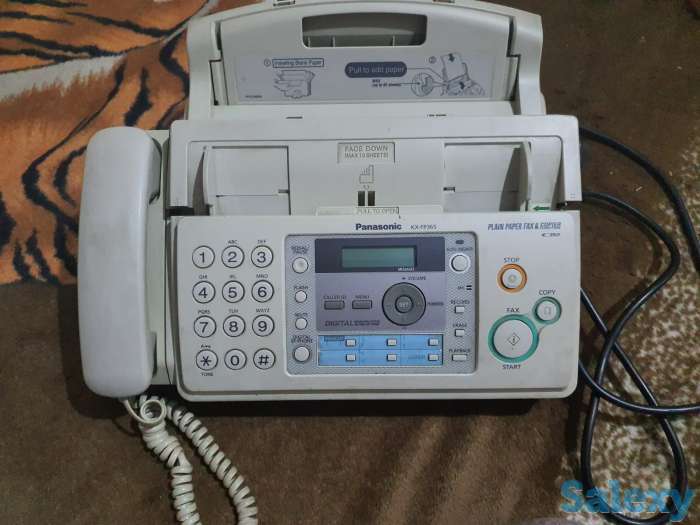 Стационарный телефон Panasonic KX-FP 365 Сделано в Малазии, фотография 3