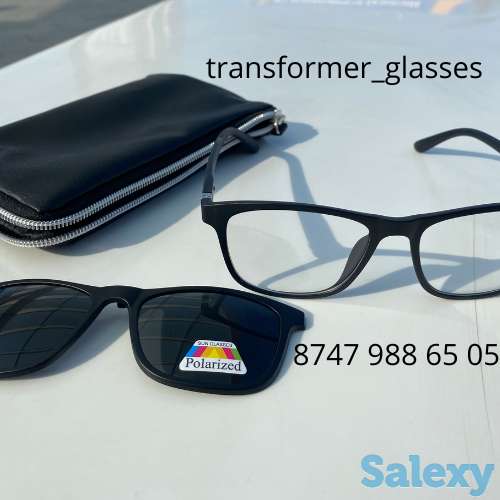 Очки 5 в 1 с магнитными насадками, фотография 2