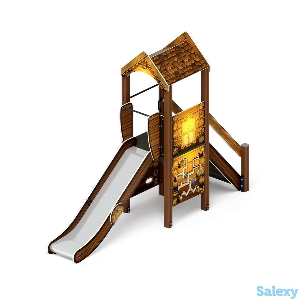 Детский игровой комплекс «играйте с нами (эко)» дик 2.01.1.01-12 h=1200, фотография 1