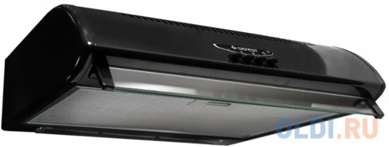 Вытяжка подвесная gefest во-2501 к41 черный, фотография 1