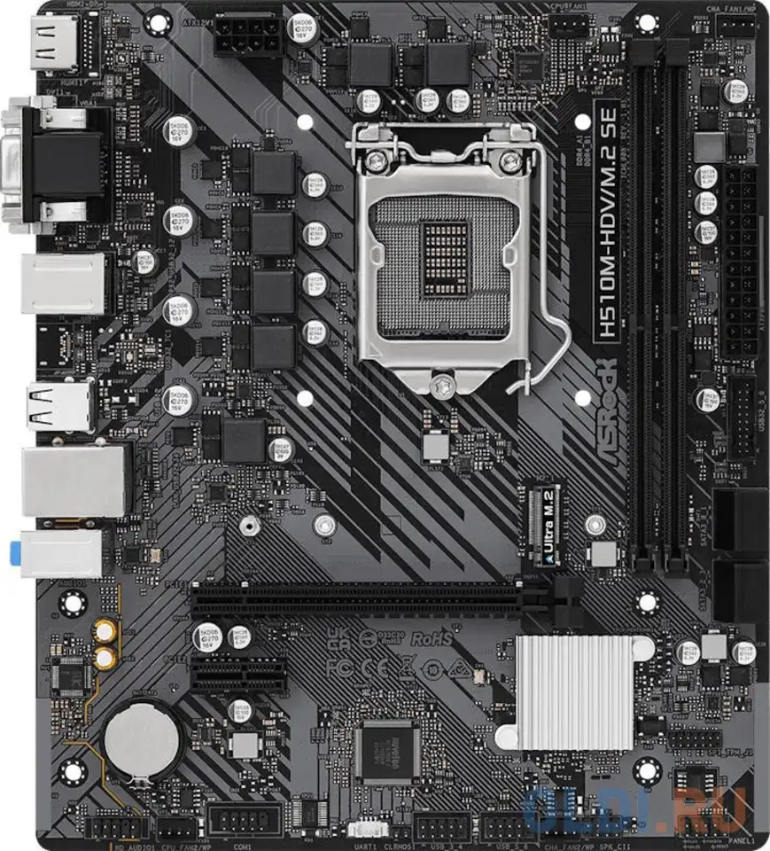 Материнская плата asrock h510m-hdv/m.2 se, фотография 1