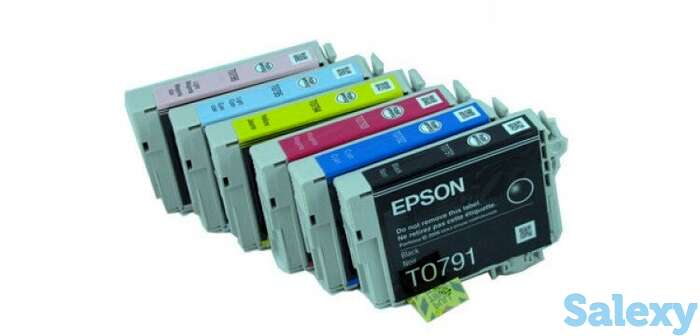 Комплект оригинальных картриджей для epson stylus photo 1500w, фотография 1