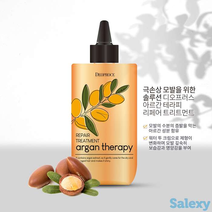 Маска для волос deoproce argan therapy repair treatment, фотография 2
