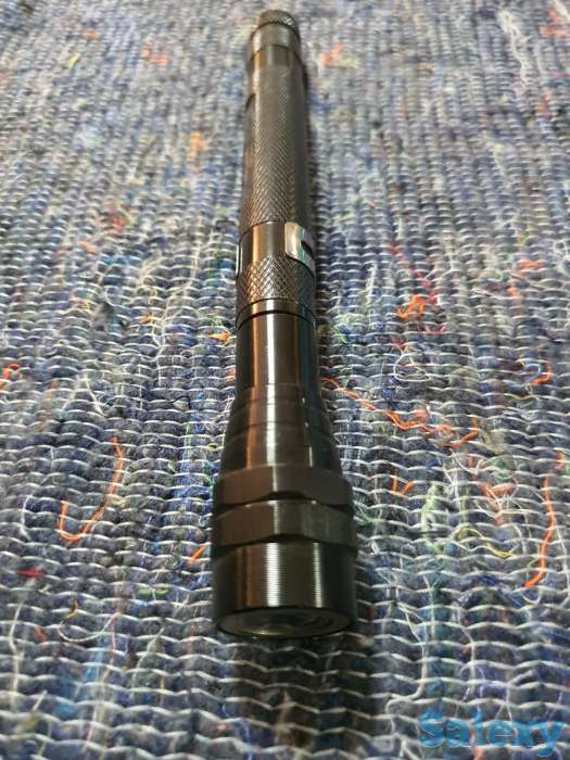 Черный фонарик выдвижной, фотография 2