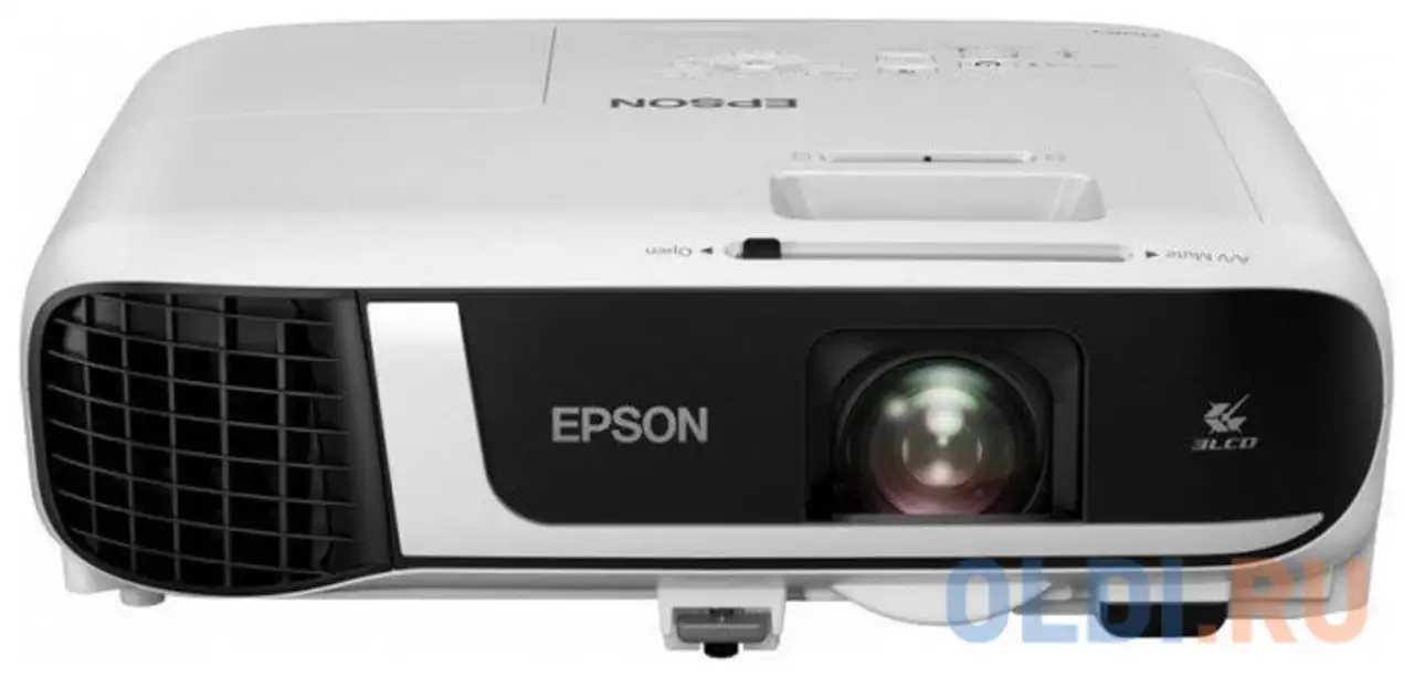 Проектор epson eb-fh52 1920х1080 4000 люмен 16000:1 белый черный v11h978040, фотография 1