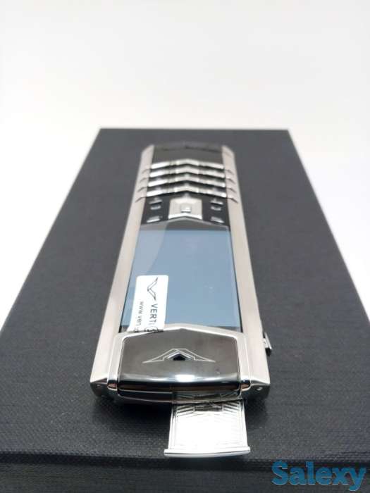 Верту Vertu Signature S Design Crocodile Silver Black реплика, фотография 2