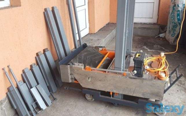 Штукатурный агрегат. Станок для нанесения штукатурки (робот штукатур)., фотография 1