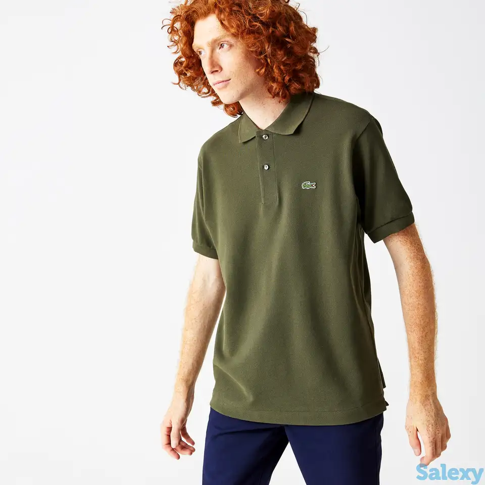 Мужское поло lacoste l1212 classic fit, фотография 1