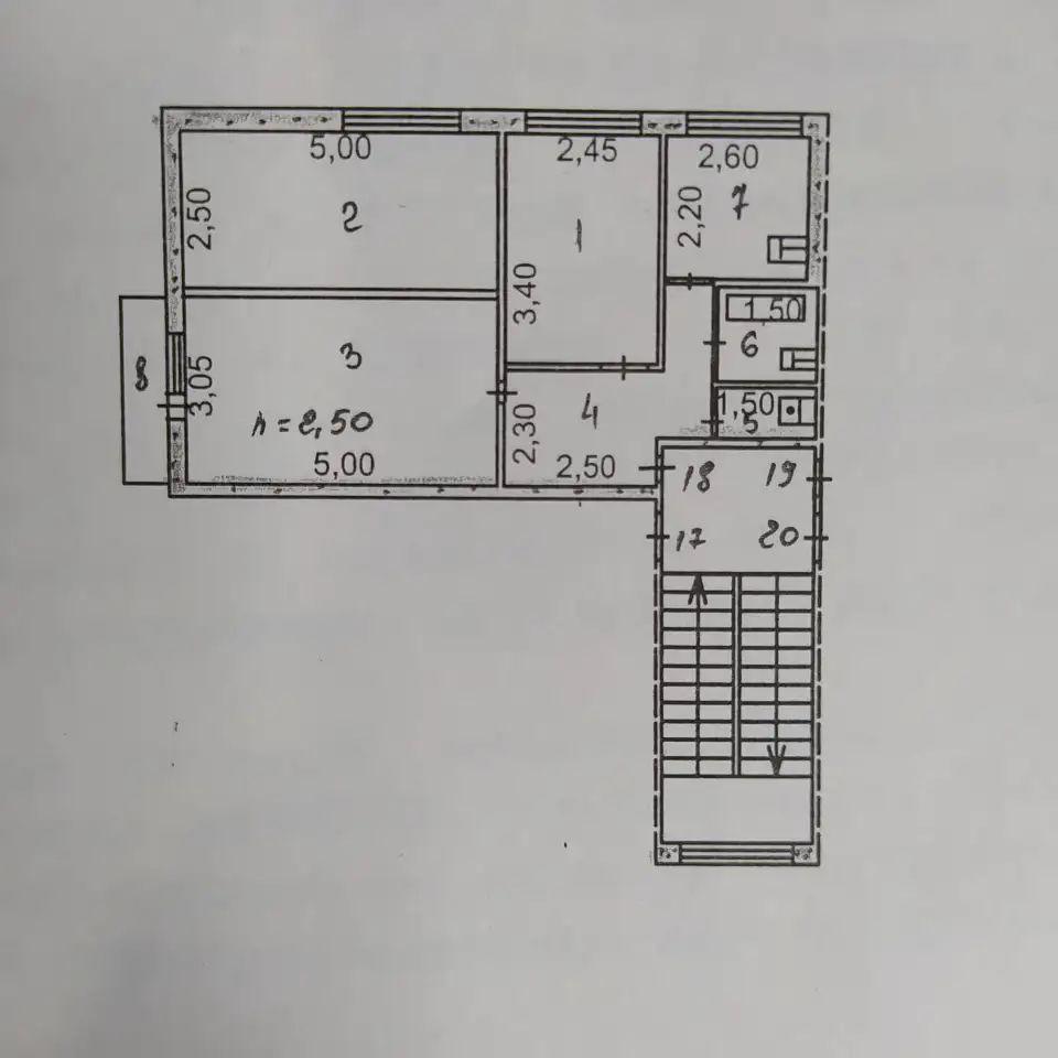 Продаётся трёхкомнатная квартира авашахана 14 город Жезказган пятый этаж косметический ремонт в очень хорошем состоянии, фотография 1