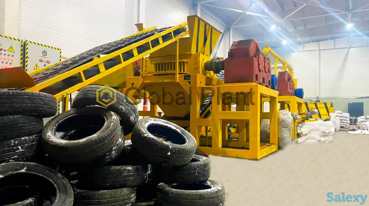 Измельчитель для изношенных шин Global Recycler 3000, фотография 1