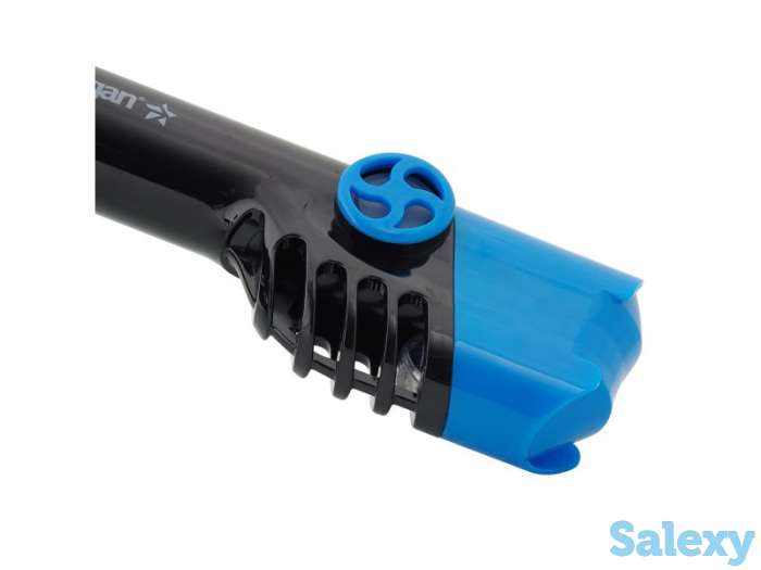 Маска подводная полнолицевая sargan галактика премиум черная/синяя/черная, фотография 5