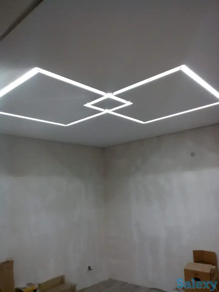 Установка и ремонт натяжных потолков, фотография 6