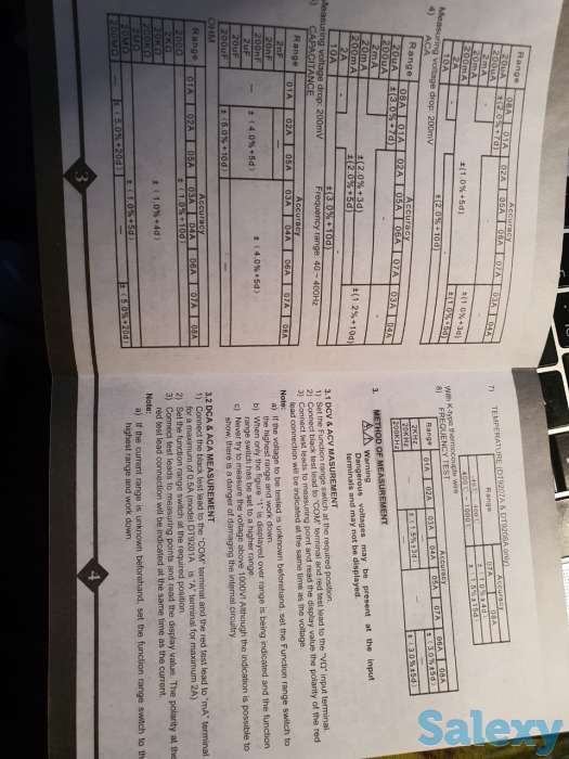 Цифровой Мультиметр высокого качества DT920A5 летняя распродажа, фотография 7